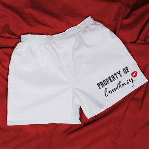 Property Of -- Personalized Boxers