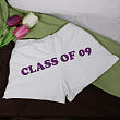 Class of - Ladies White Cotton Shorts