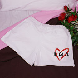 You Me Ladies White Cotton Shorts