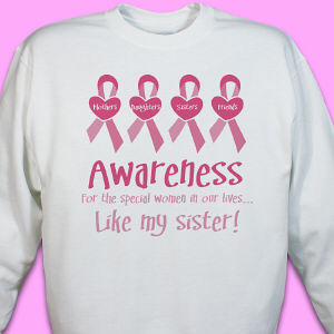 Awareness - Breast Cancer Awareness Personalized Sweatshirt