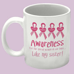 Awareness - Breast Cancer Awareness Personalized Coffee Mug 