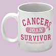 220040 - Cancer Survivor Athletic Dept - Breast Cancer Awareness Personalized Coffee Mug 