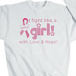 I Fight Like A Girl - Breast Cancer Awareness Personalized Sweatshirt