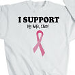 I Support - Breast Cancer Awareness Personalized Sweatshirt