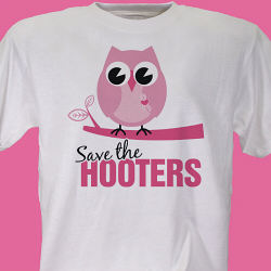 Save the Hooters - Breast Cancer Awareness T-shirt