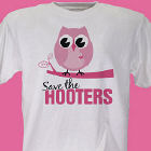Save the Hooters - Breast Cancer Awareness T-shirt 32448X