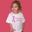 31996X - Survivor  - Breast Cancer Awareness Personalized Youth T-shirt