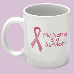 Survivor - Breast Cancer Awareness Personalized Coffee Mug