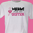 32452X - Walking - Breast Cancer Awareness  T-shirt 