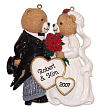 82923 - Bride & Groom Personalized Christmas Ornament