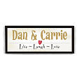 9120539 - Live Laugh Love Personalized Wall Canvas