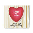 Let Your Heart Show You The Way Personalized Wall Canvas 9118924