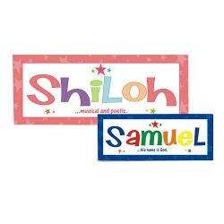 Name Meaning Wall Canvas