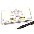 Worth 24 Carrots Personalized Checkbook Cover