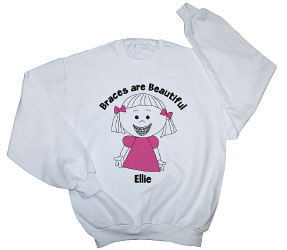 Braces Are Beautiful Youth Sweatshirt