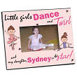 415160 - Dance and Twirl Ballerina Personalized Printed Frame