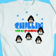 51129X - Chillin' Penguin Personalized Winter Sweatshirt