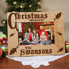 Christmas Memories Personalized Wood Picture Frame