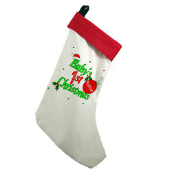 Baby's 1st Christmas Personalized Christmas Stocking