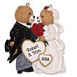 82923 - Bride & Groom Personalized Christmas Ornament