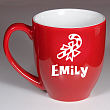 Candy Cane Hot Chocolate Personalized  Red Coffee Mug