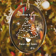 Christmas is Love Personalized Couples Ornament 824784