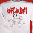 Happy Holidays Personalized Sweatshirt 5343X