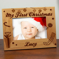 My First Christmas Picture Frame