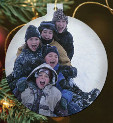 Personalized Photo Christmas Ornament 