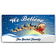 We Believe Christmas Wall Canvas