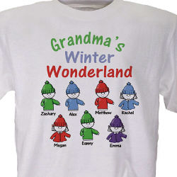 Winter Wonderland Personalized T-shirt