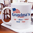 USA American Pride Ceramic Personalized Coffee Mug