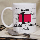 Personalized Name & Initial Ceramic Mug