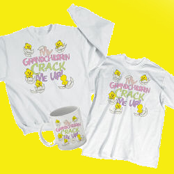 Crack Me Up Sweatshirt & T-shirt, w/ FREE Mug