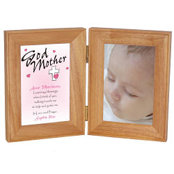 Personalized Godparent Picture Frame - Count My Blessings