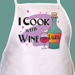 Cook With Wine Apron