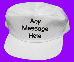 Crazy Message Personalized Hat