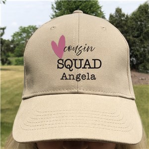 Personalized Sister Squad Baseball Hat with Patch E19925561X