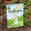 Happy Easter Garden Flag