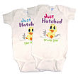Personalized New Baby Easter Creeper - Just Hatched 932178X