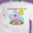 Some Bunny Loves Her Personalzied Easter Youth Sweatshirt