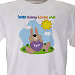 3681x - Some Bunny Loves Him Personalized Easter Youth T-Shirt