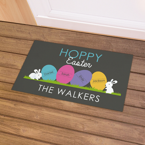 Personalized Doormat for Easter GiftsForYouNow