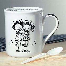 Hug Sisters Ceramic Mug
