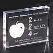 718643 - 2 Touch A Life 4-ever Teacher Keepsake Paperweight