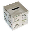 G11807 - ABC Baby Silver Alpha Block Bank