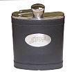 8517930 - Black Leather Personalized Flask