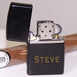 410004BK - Black Licorice Personalized Zippo® Lighter