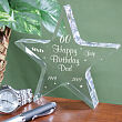 Engraved 60th Birthday Star Keepsake 326717-60