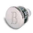 G11801 - Initial Silver Wine Stopper